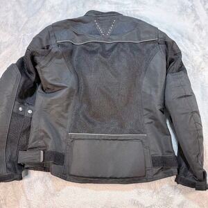 Victory Motorcycles Womens Black Mesh Motorcycle Riding Jacket L